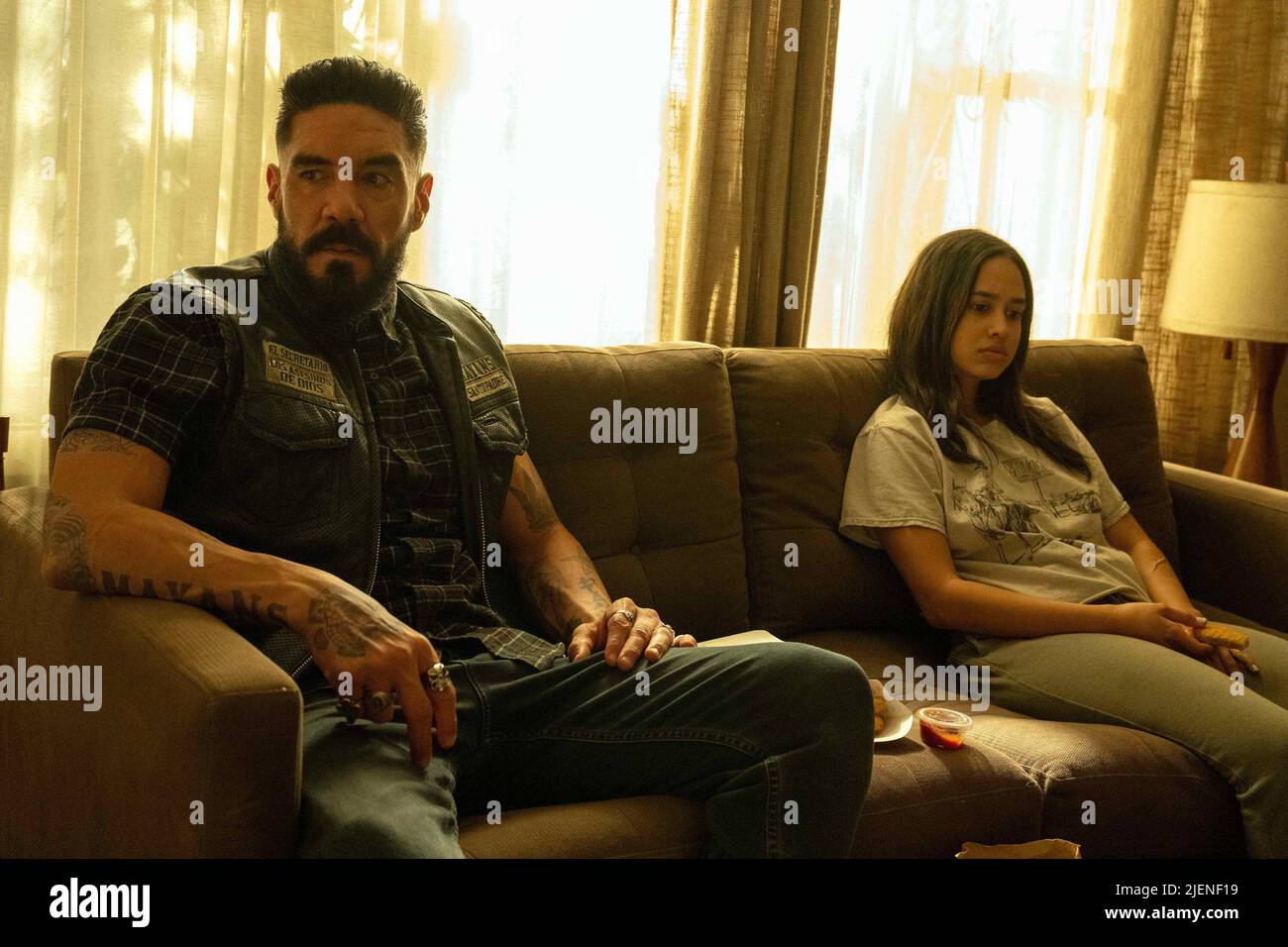 MAYANS M.C., from left: Clayton Cardenas, Emily Tosta, When I Die, I