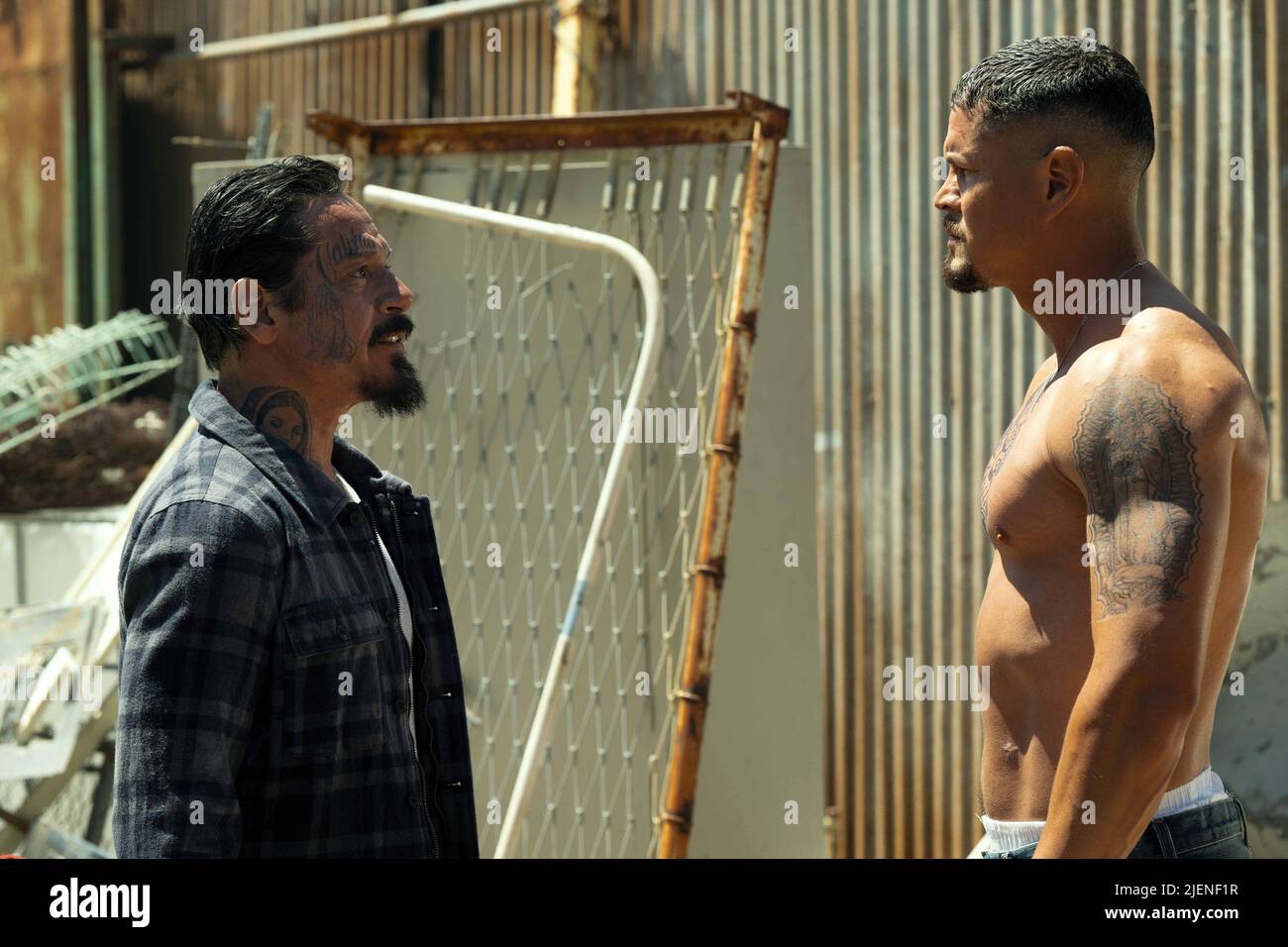MAYANS M.C., from left Greg Serano, JD Pardo, The Calling of Saint