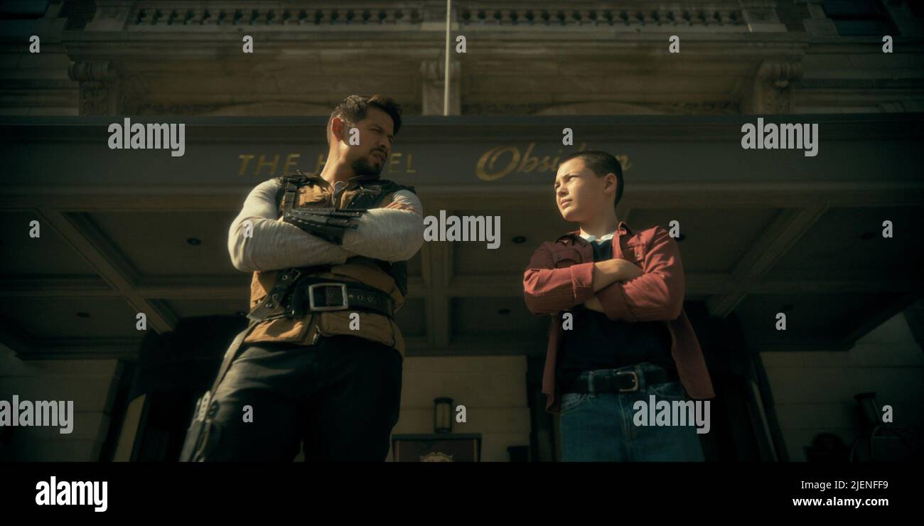 THE UMBRELLA ACADEMY, from left David Castaneda, Javon 'Wanna' Walton