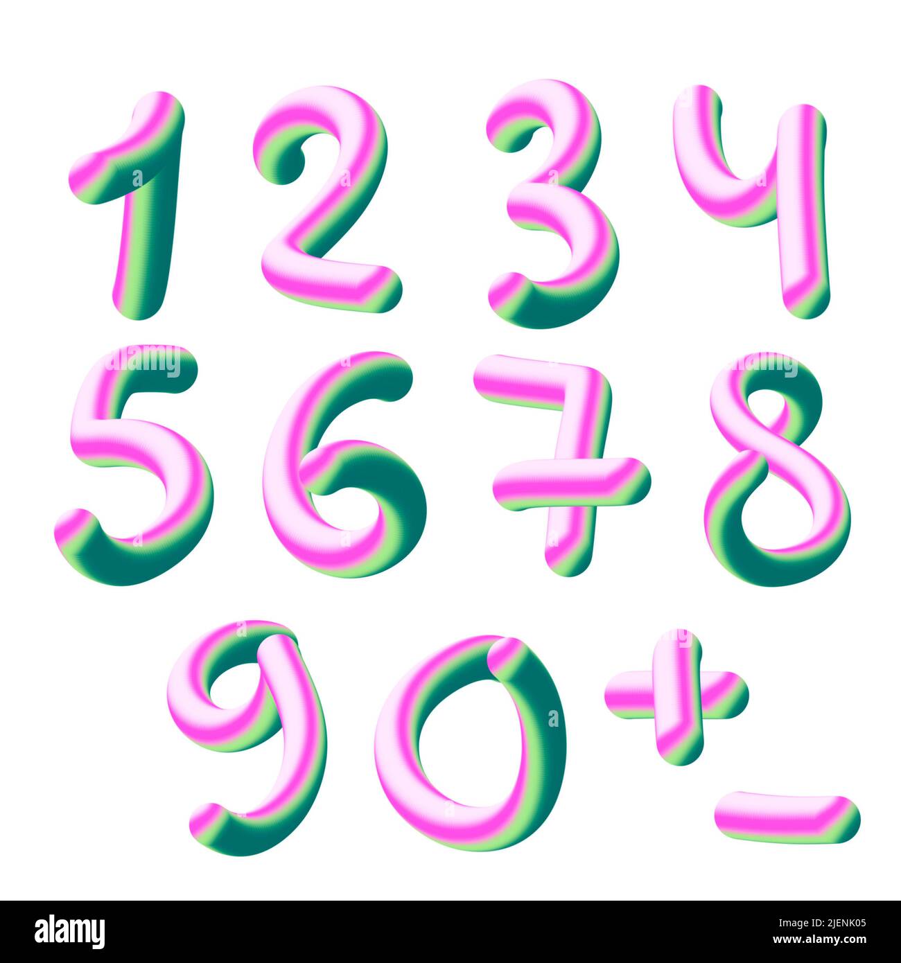 Shops Using Numbers Set with numbers for stickers and cards and kids and shops and hobbies ...