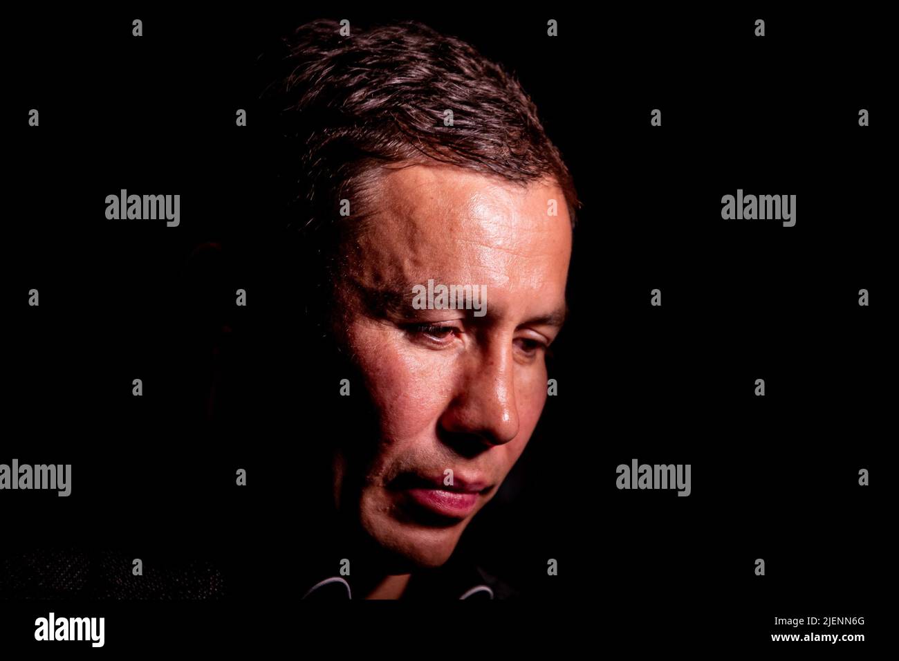 NEW YORK, NY JUNE 27 Kazakhstani professional boxer Gennadiy