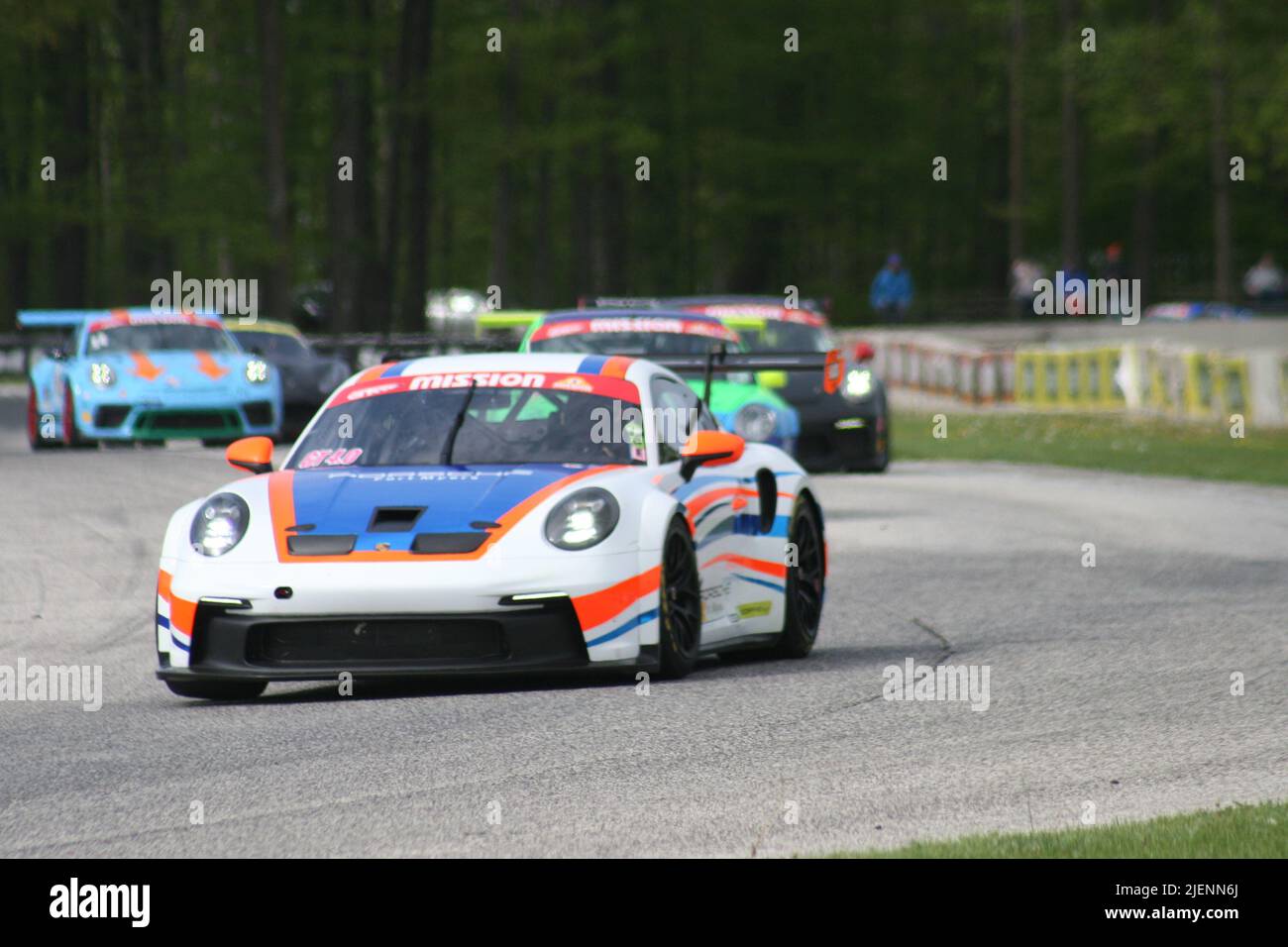 SVRA Spring Vintage Festival 2022 Road Course racing at Road America-Plymouth, Wisconsin, USA Stock Photo