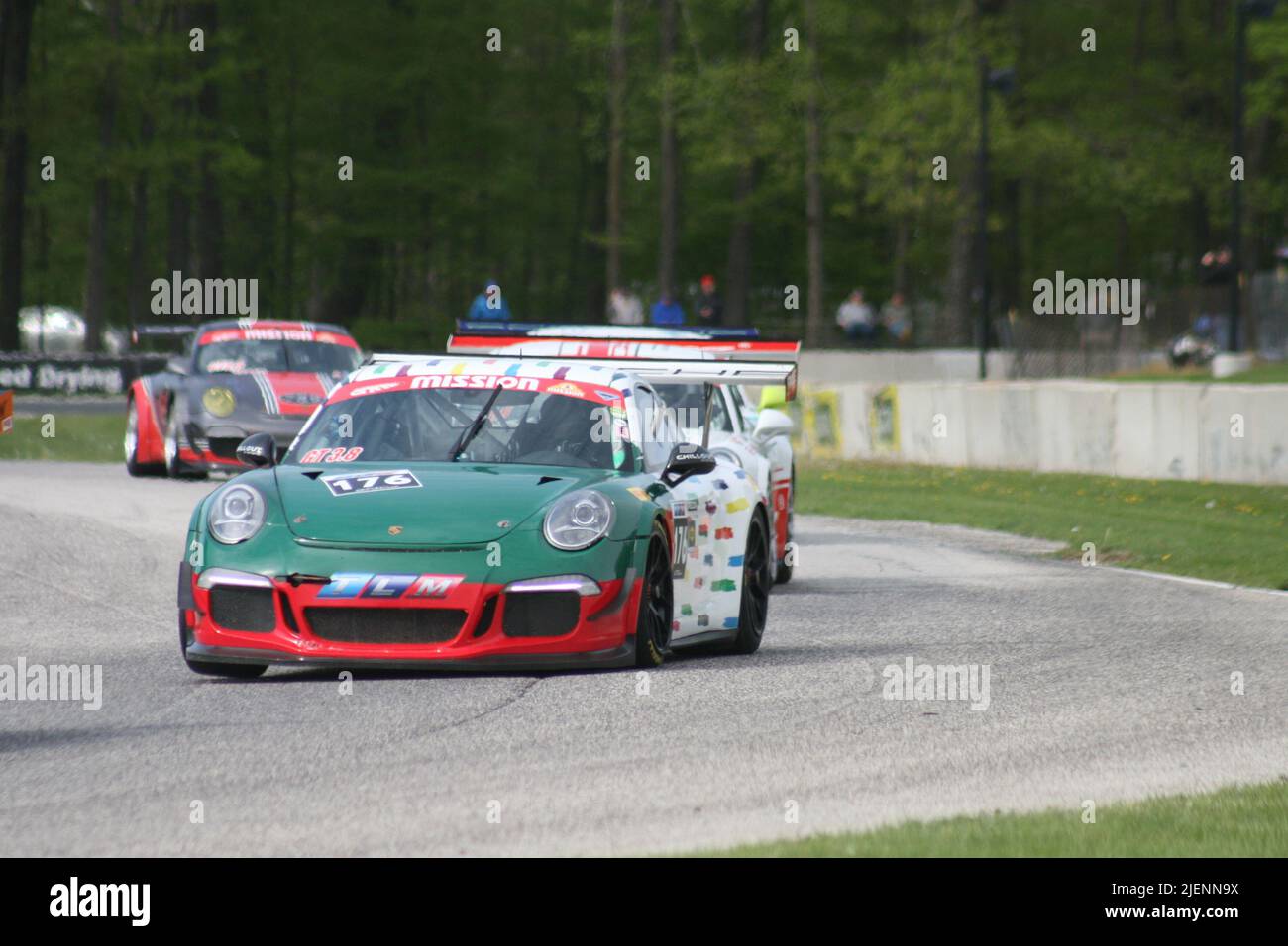 SVRA Spring Vintage Festival 2022 Road Course racing at Road America-Plymouth, Wisconsin, USA Stock Photo