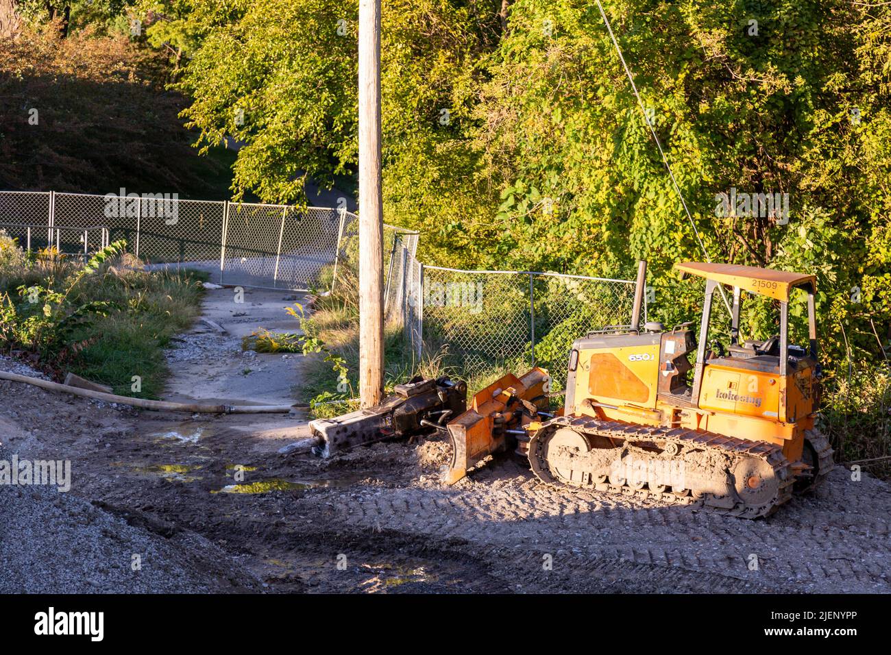 Kokosing bulldozer hi-res stock photography and images - Alamy