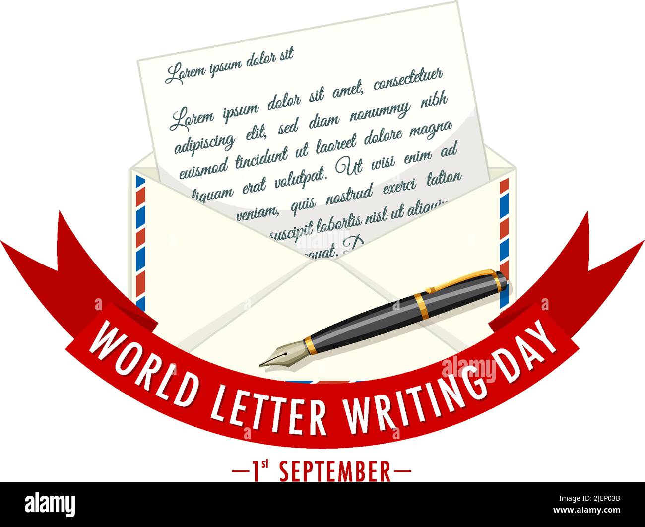 letter writing clipart