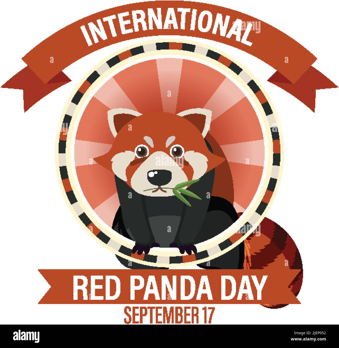 International Red Panda Day illustration Stock Vector Image & Art Alamy