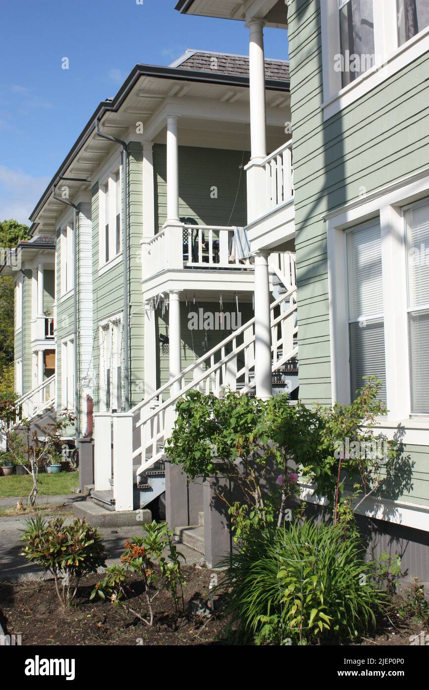 The historic Ocean View apartments for the mill managers at Townsite