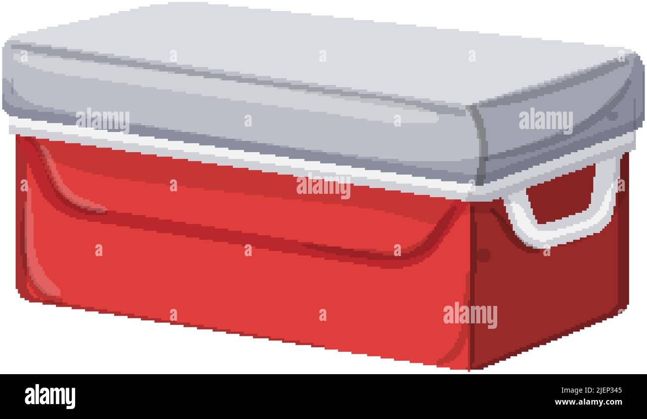 plastic cooler box cartoon vector illustration Stock Vector Image & Art