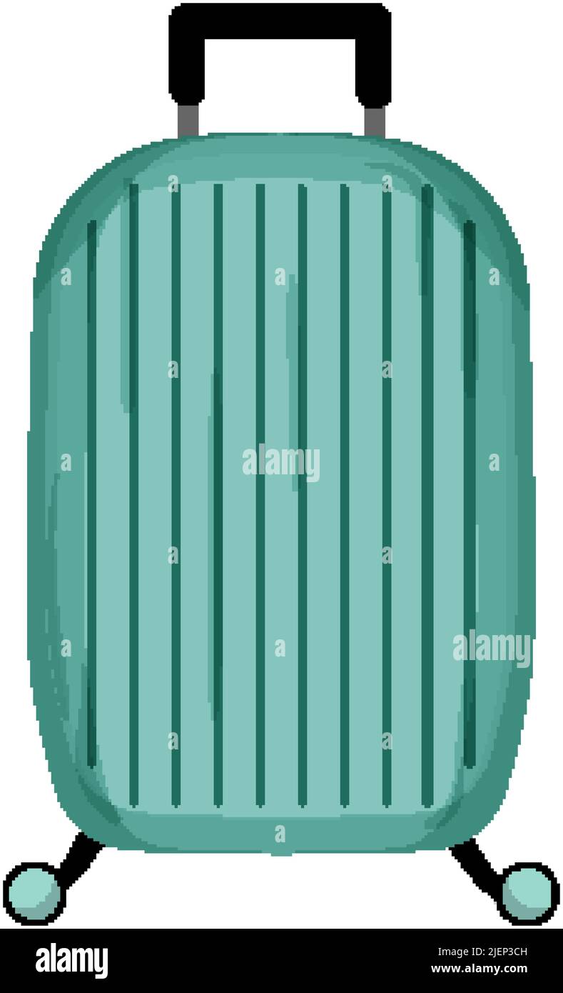 suitcase luggage bag cartoon vector illustration Stock Vector Image