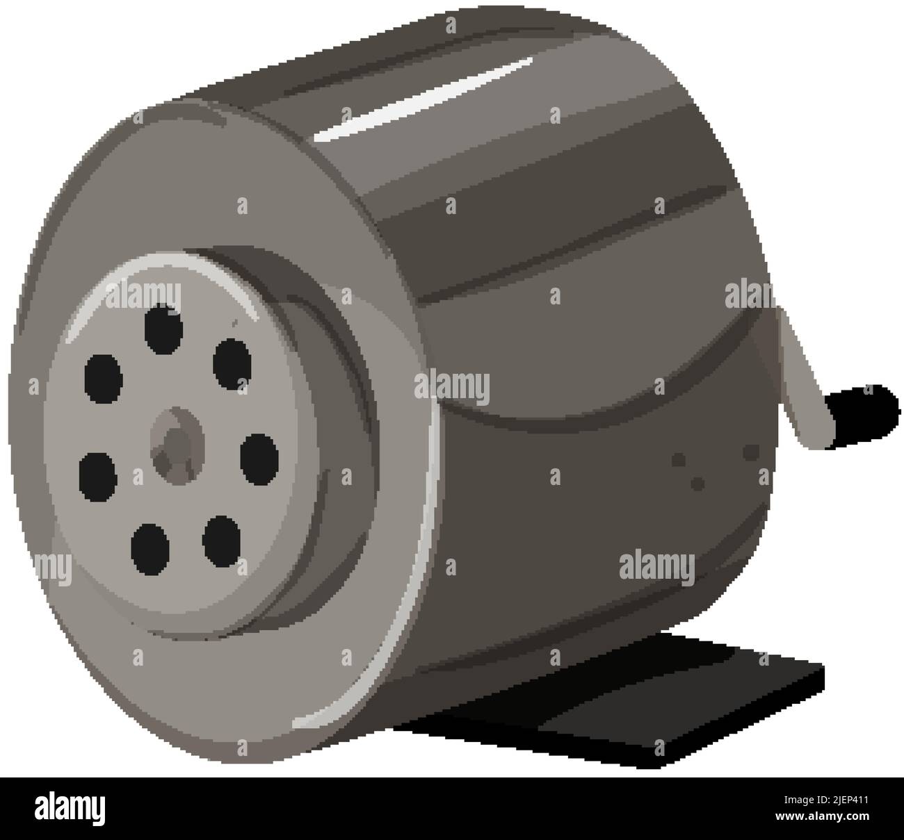 tool pencil sharpen cartoon vector illustration Stock Vector Image