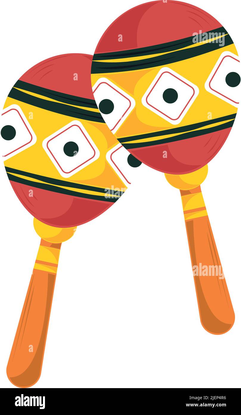 maracas musical instrument Stock Vector Image & Art Alamy
