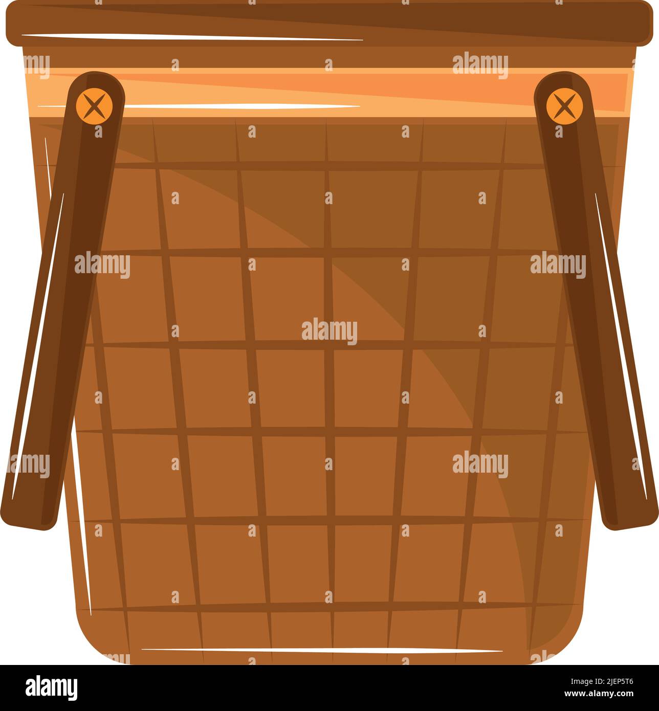 picnic wicker basket Stock Vector Image & Art - Alamy