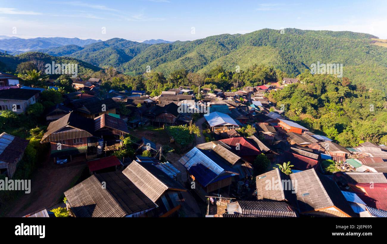 Hill tribe town hi-res stock photography and images - Alamy