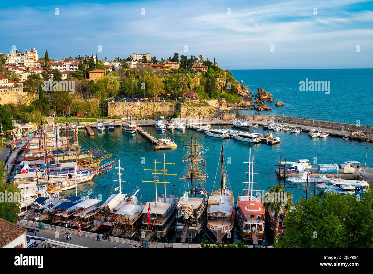 Old Town Kaleici In Antalya, Turkey Stock Photo Alamy