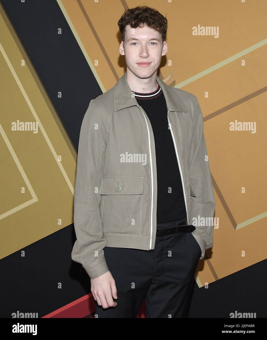 Devin Druid arrives at the ONLY MURDERS IN THE BUILDING Season 2 Los