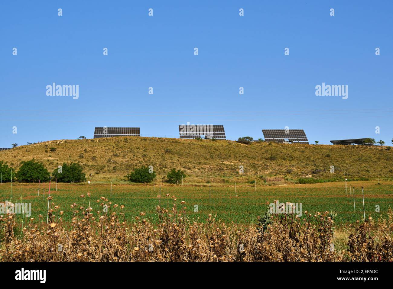 Solar power plant spain aerial hi-res stock photography and images - Alamy