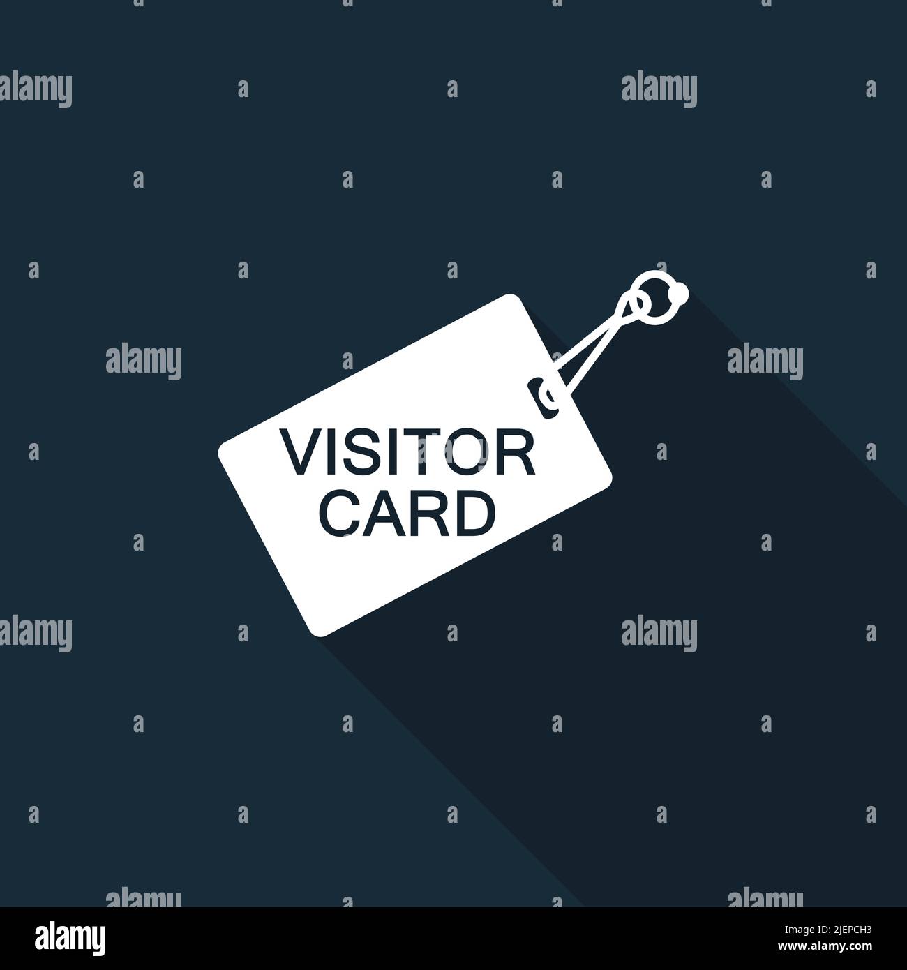 Stop Return Card Symbol Sign Isolate On Black Background,Vector Illustration Stock Vector