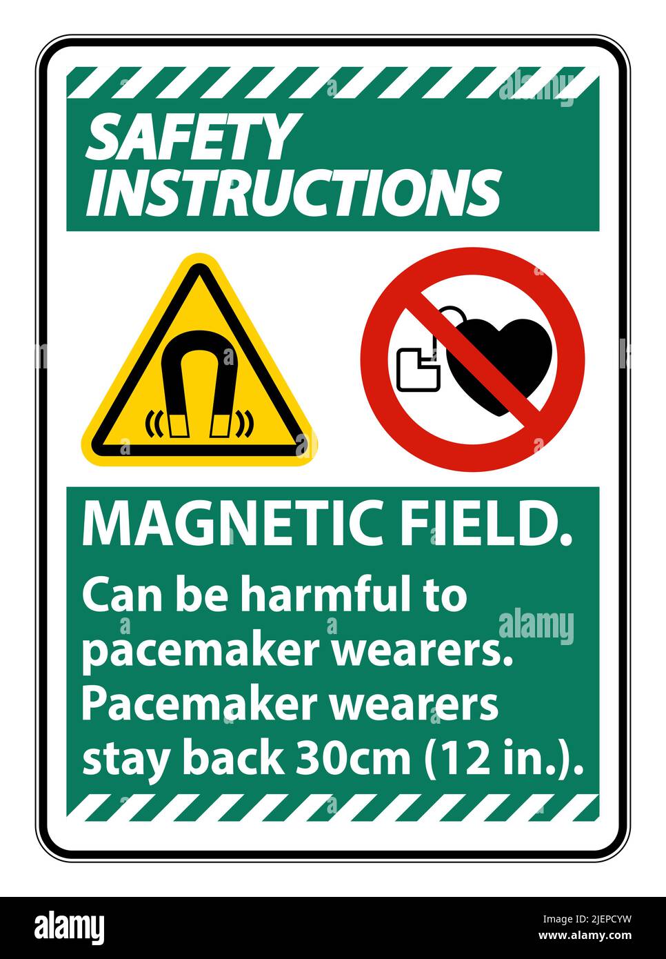 Pacemaker Labelling Safety Instructions Magnetic field can be harmful to pacemaker wearers ...
