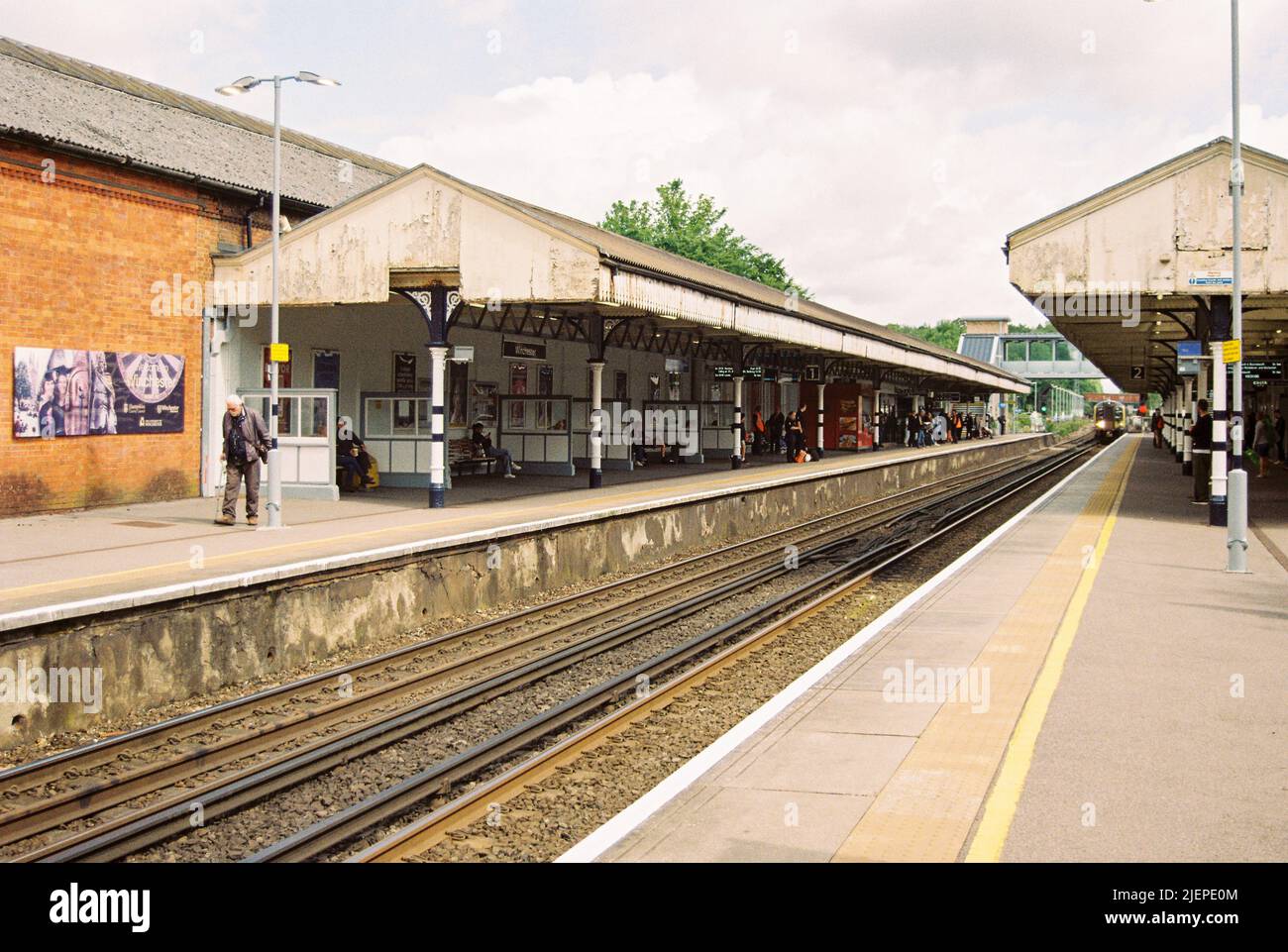 Winchester train station, Hampshire, England, United Kingdom. Stock Photo