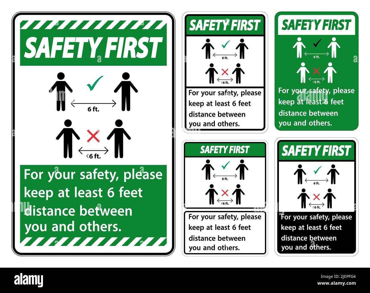 Safety First Keep 6 Feet Distance,For your safety,please keep at least ...
