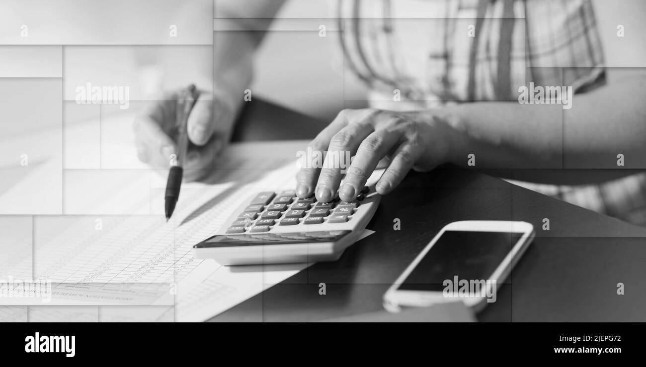 Female accountant Black and White Stock Photos & Images - Alamy