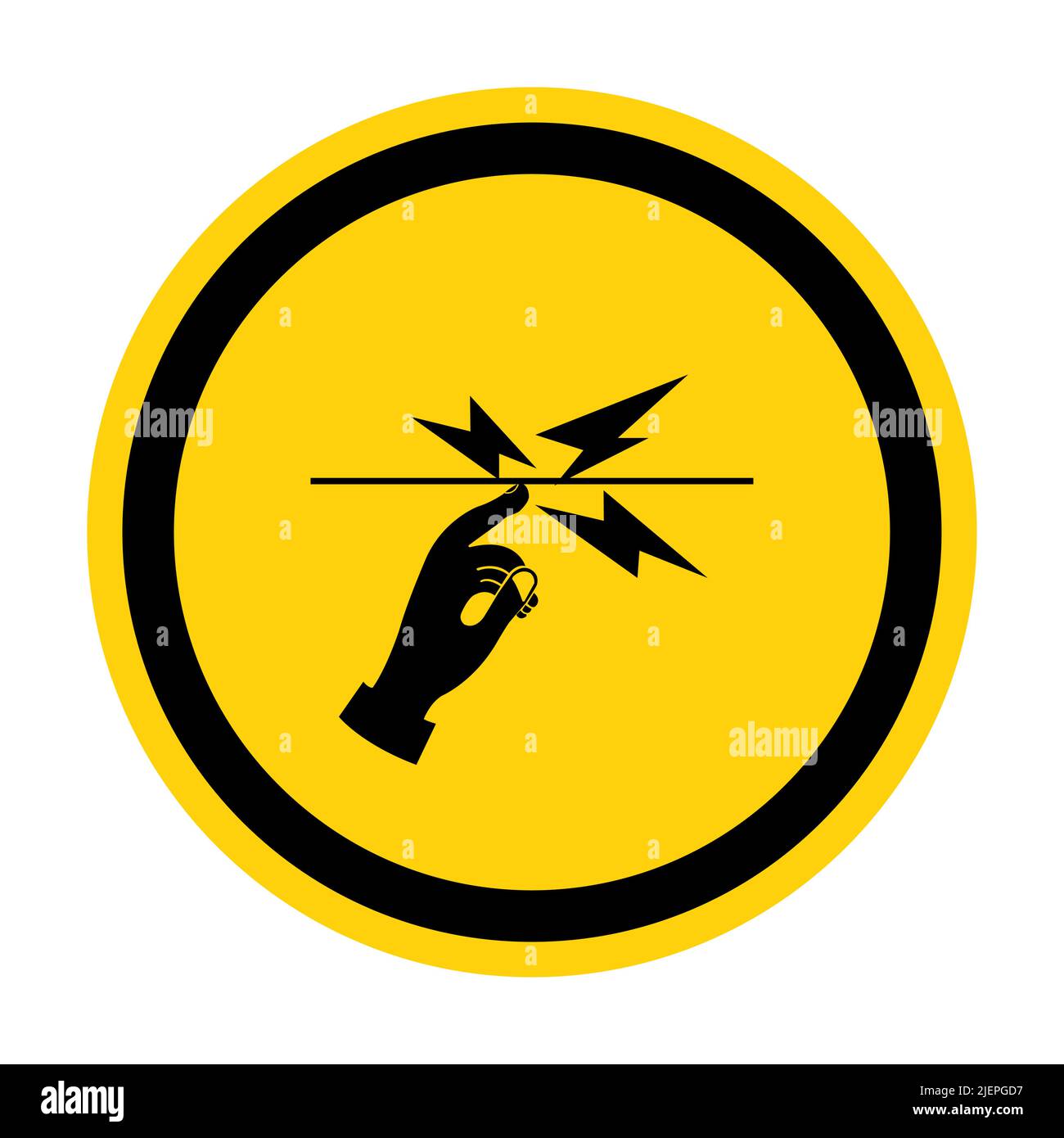 Do Not Touch Symbol Sign Isolate on White Background,Vector Illustration Stock Vector