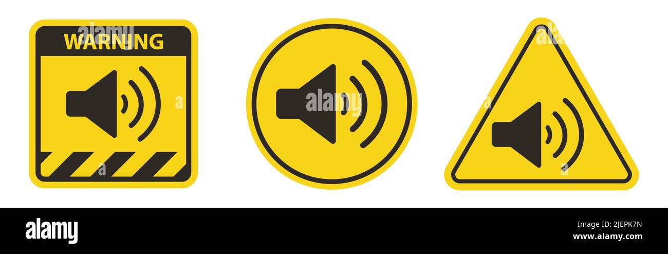 Sound Speaker Icon on white background Stock Vector
