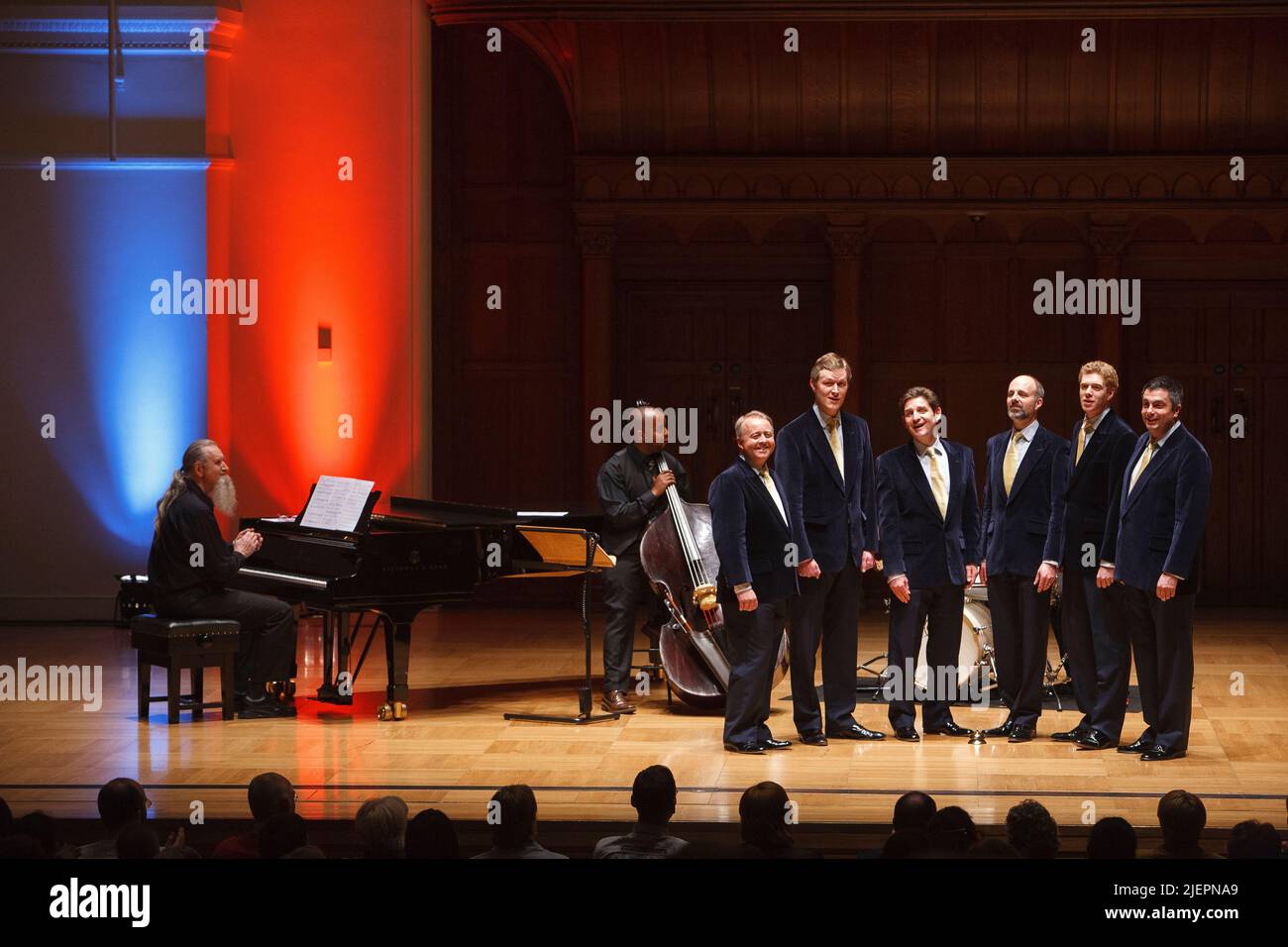 The King's Singers 40th anniversary concert at Cadogan Hall, Sloane Terrace, London, UK.  30 Apr 2008 Stock Photo