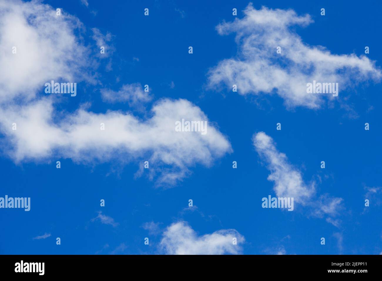 blue sky with cumulus clouds Stock Photo - Alamy