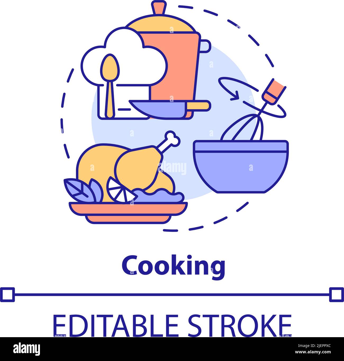 Cooking concept icon Stock Vector Image & Art - Alamy