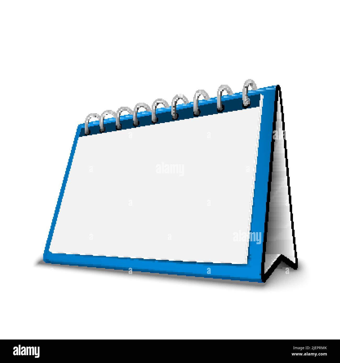 Calendar With Note Page Table Stationery Vector Stock Vector Image