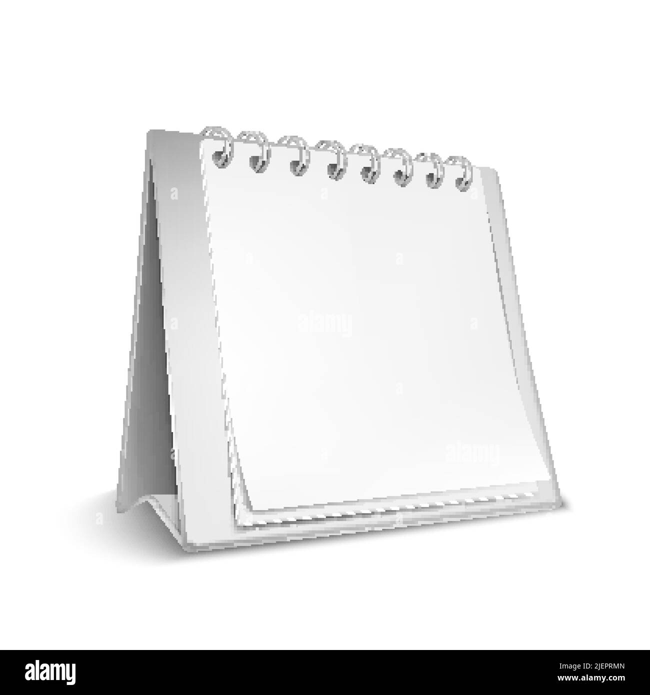 Notebook Table Stationery Paper Accessory Vector Stock Vector Image