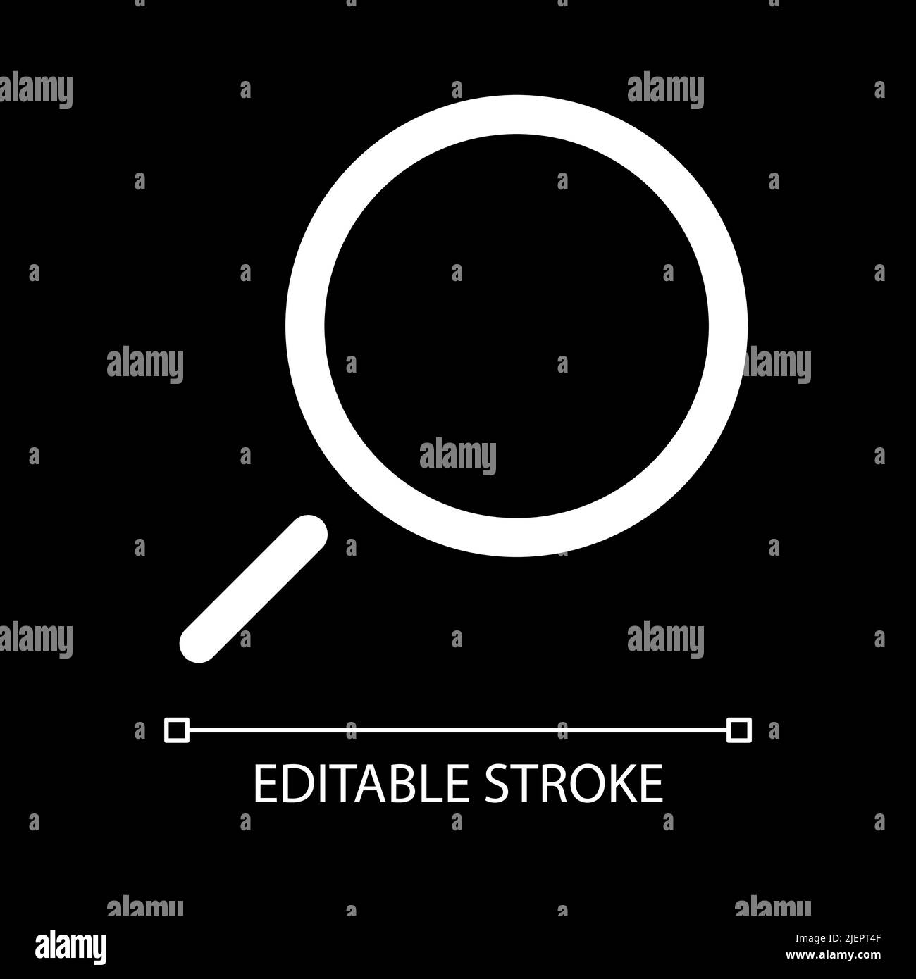 Search white linear ui icon for dark theme Stock Vector Image & Art - Alamy