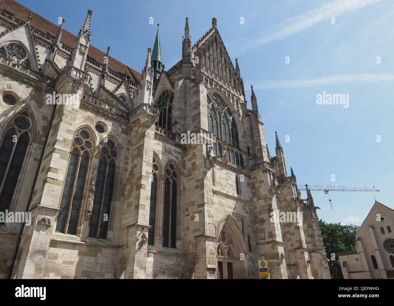 Regensburger Dom aka St Peter cathedral church in Regensburg, Germany Stock Photo