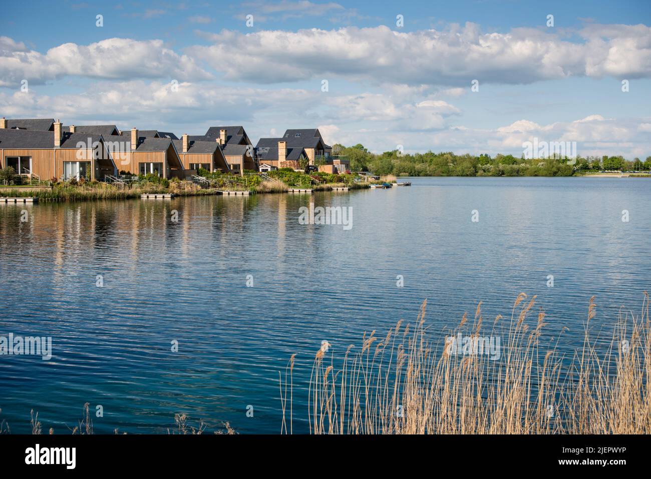 Lakeside residential luxury properties with private jetty, South Cerney