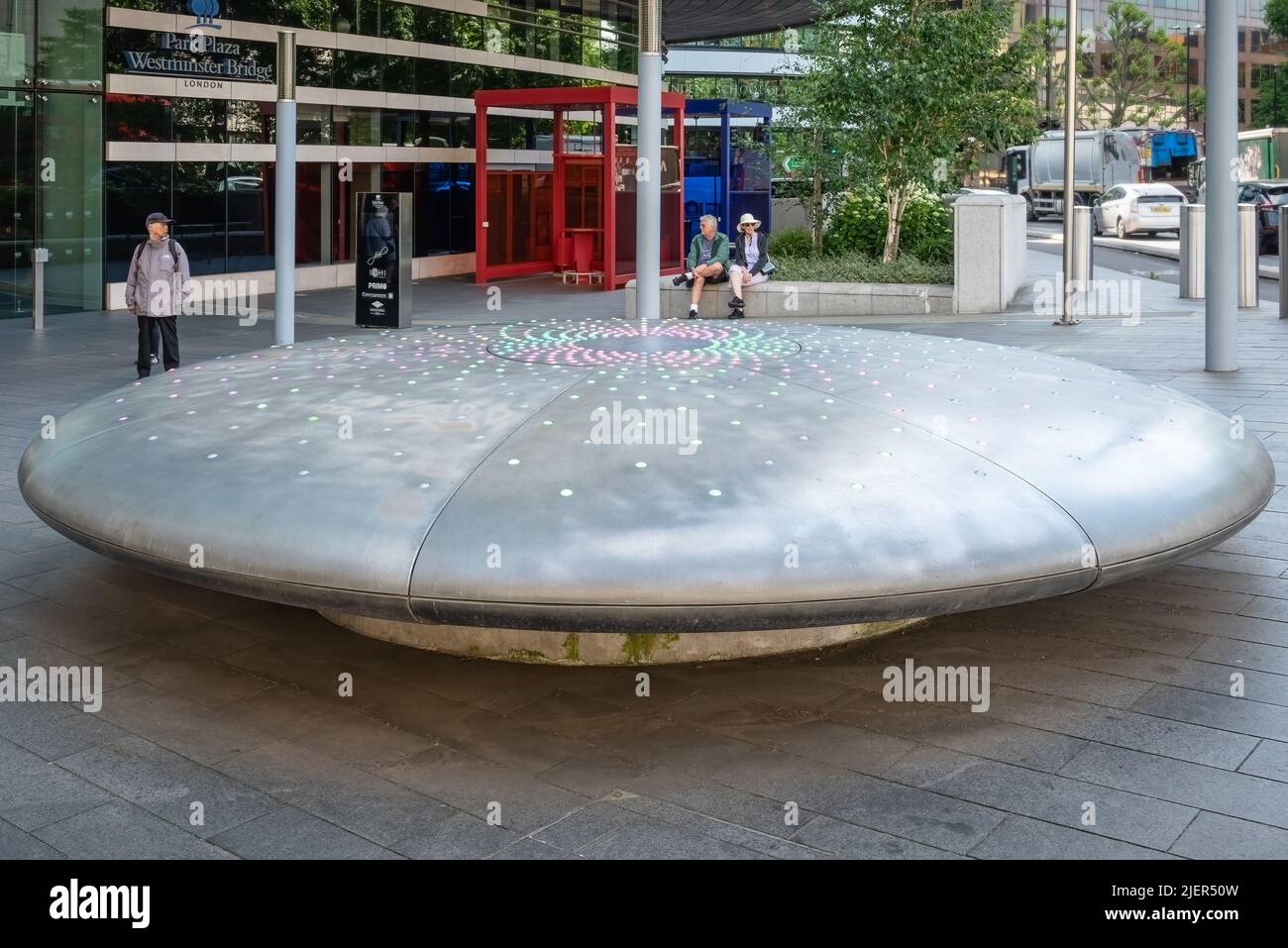 London, England, UK - Surface Tension by Jason Bruges Studio Stock Photo