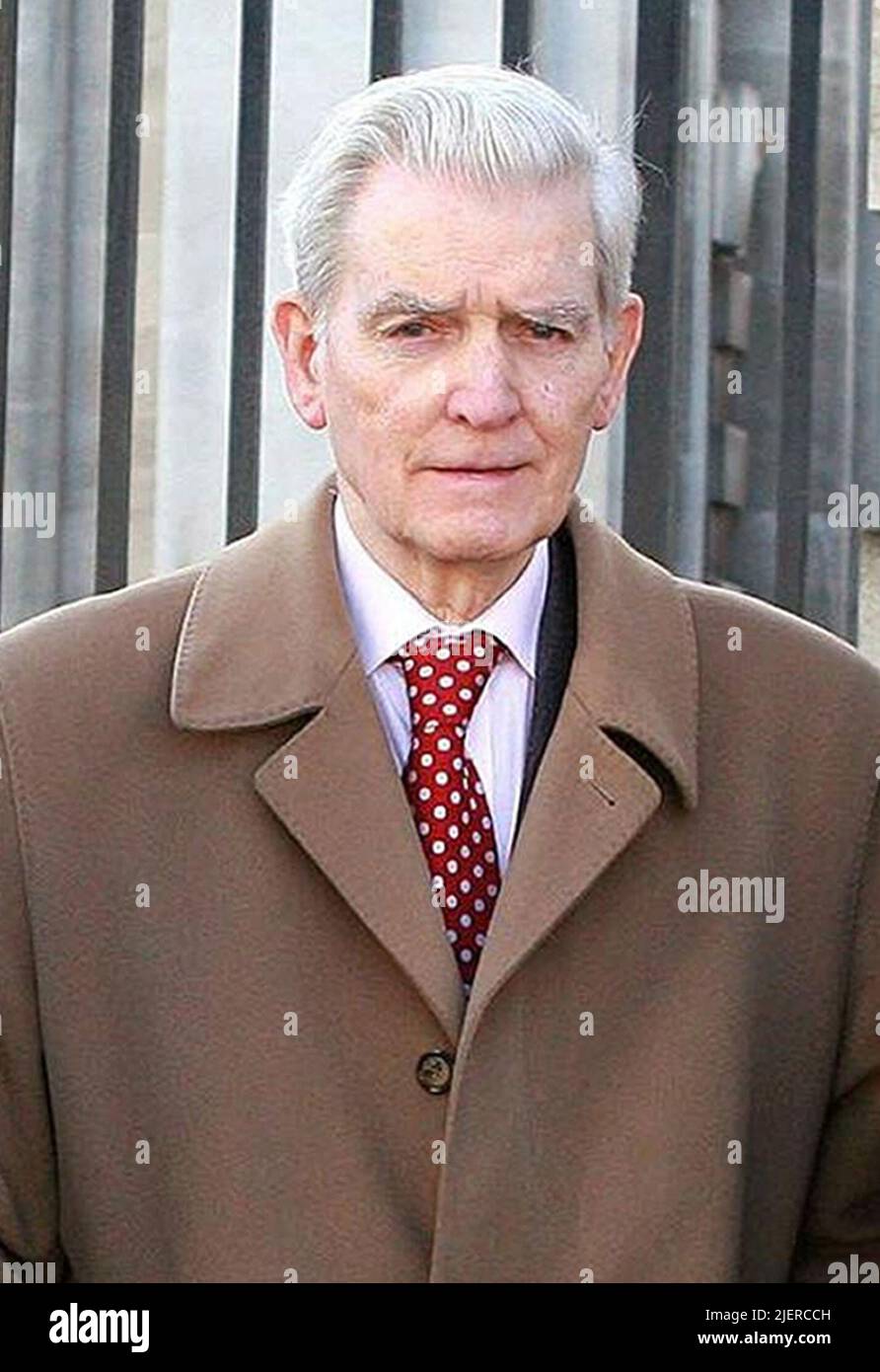 File photo dated 10/03/08 of James Fitzpatrick, long-time owner of the Irish News newspaper, whose funeral is taking at St Brigid's Parish Church, Belfast. Picture date: Tuesday June 28, 2022. Stock Photo
