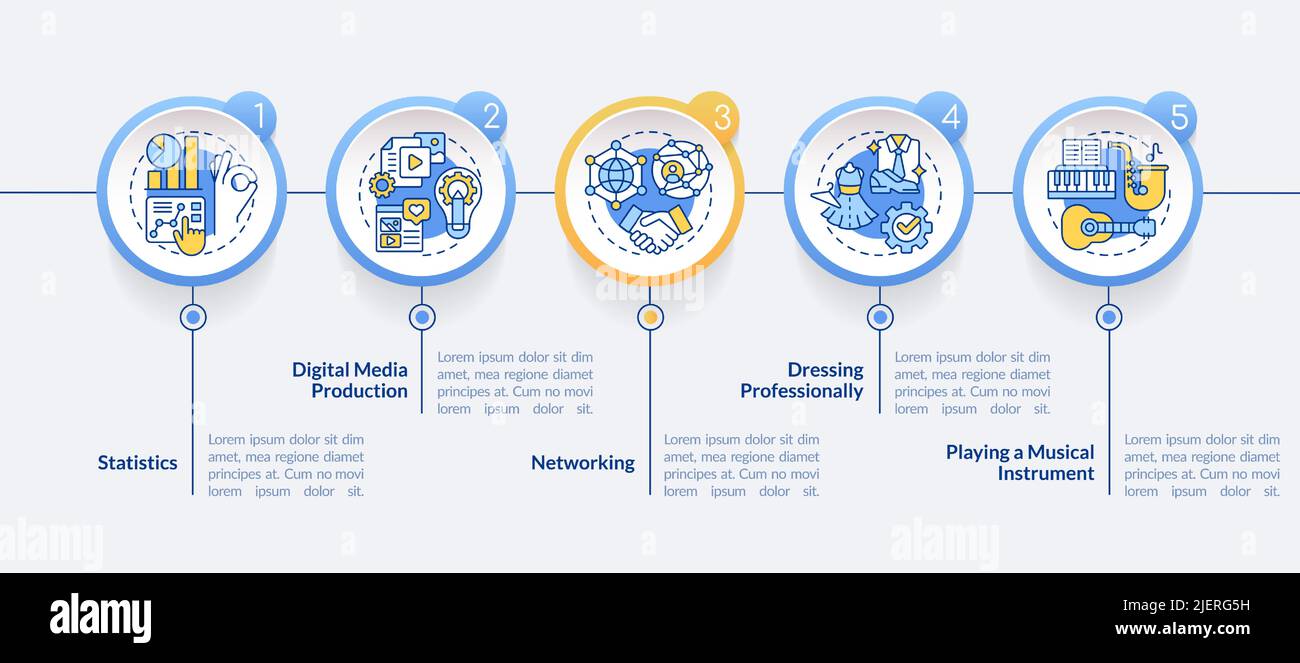 Professional skills circle infographic template Stock Vector Image ...