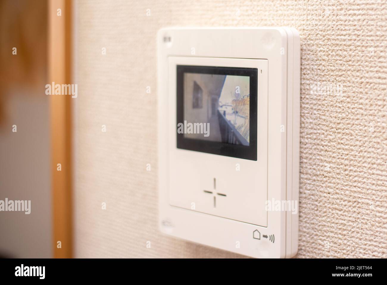 Doorbell camera screen monitor system Stock Photo Alamy
