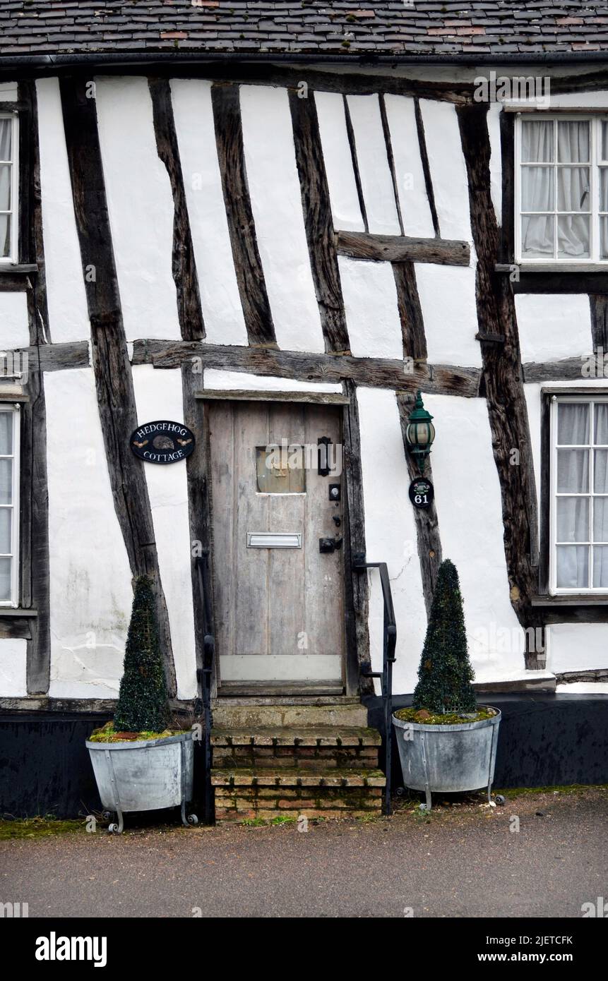 medieval wood framed house lavenham suffolk england uk Stock Photo Alamy