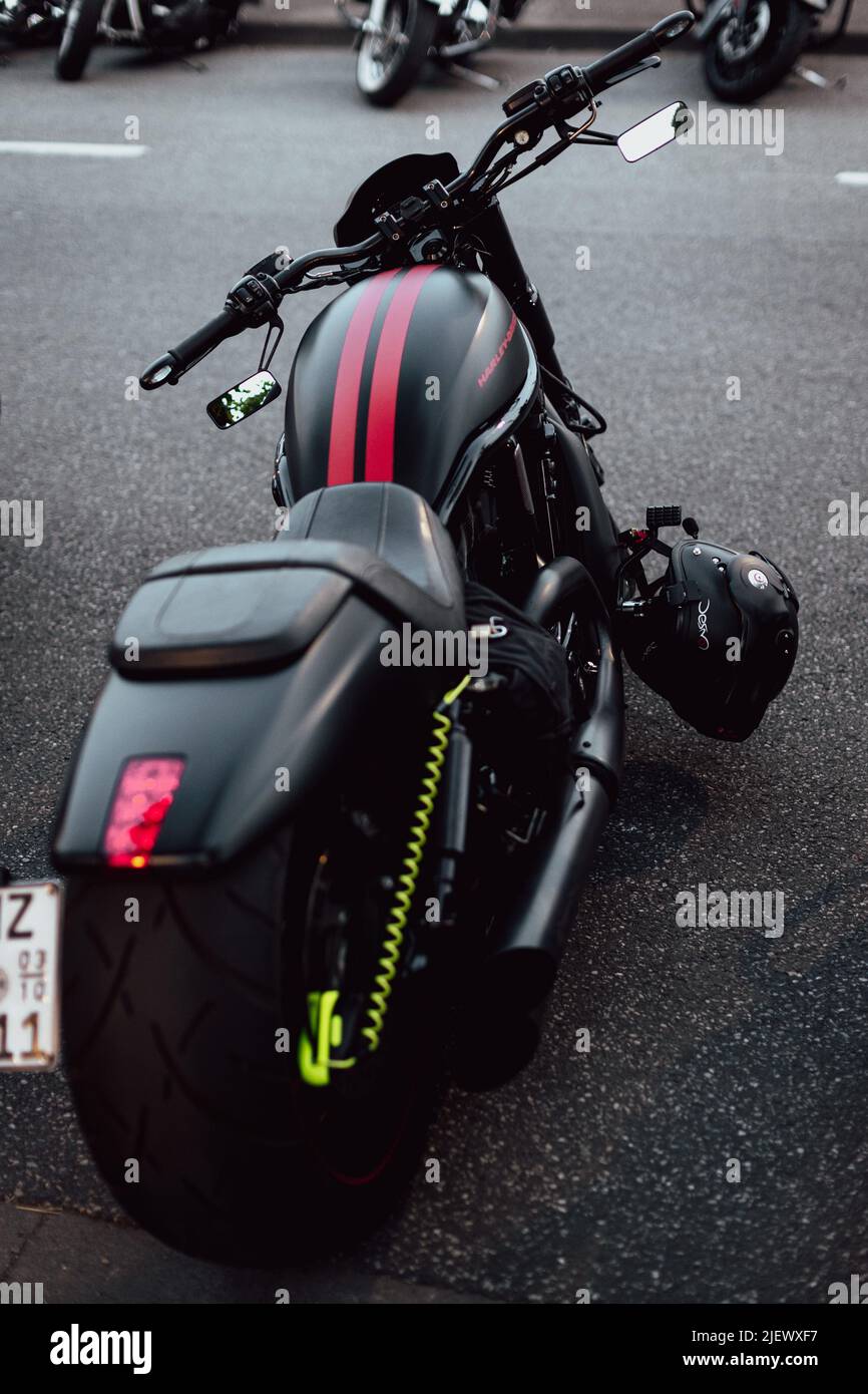 Black harley davidson riders hires stock photography and images Alamy