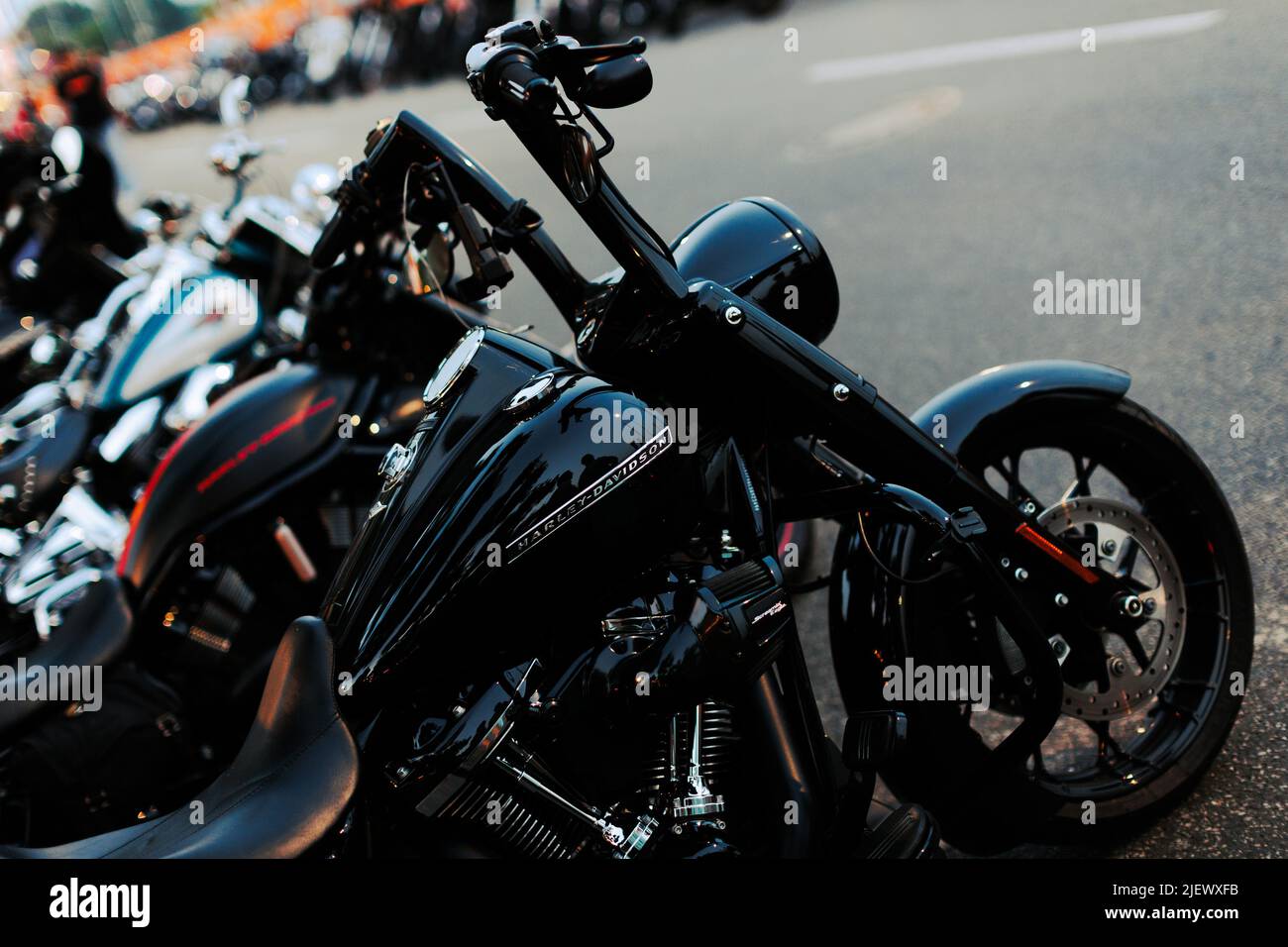 Black harley davidson riders hires stock photography and images Alamy