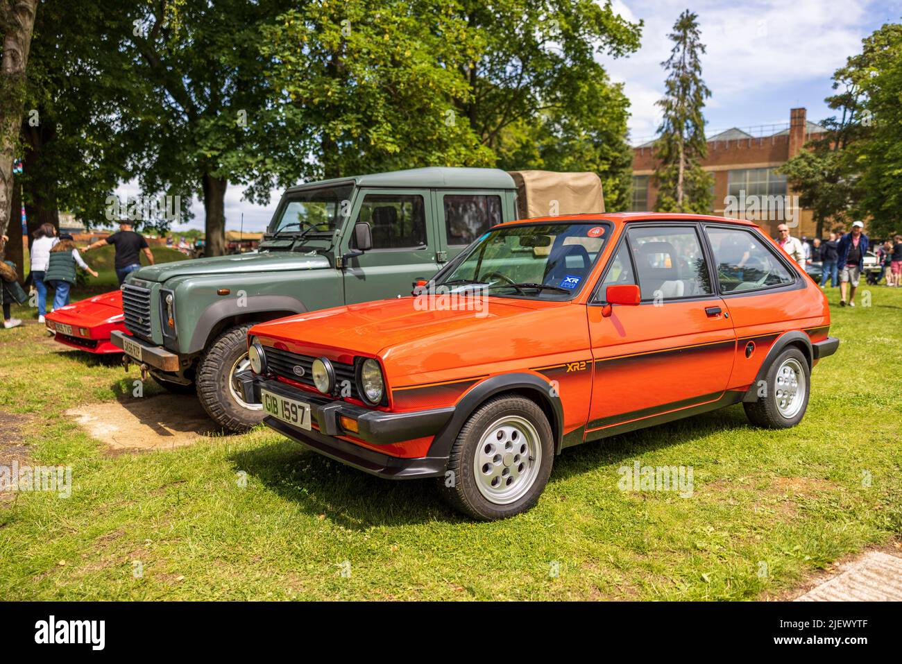 1982 Ford Fiesta XR2 ‘GIB 1597’ on display at the Bicester Scramble on the 19th June 2022 Stock Photo
