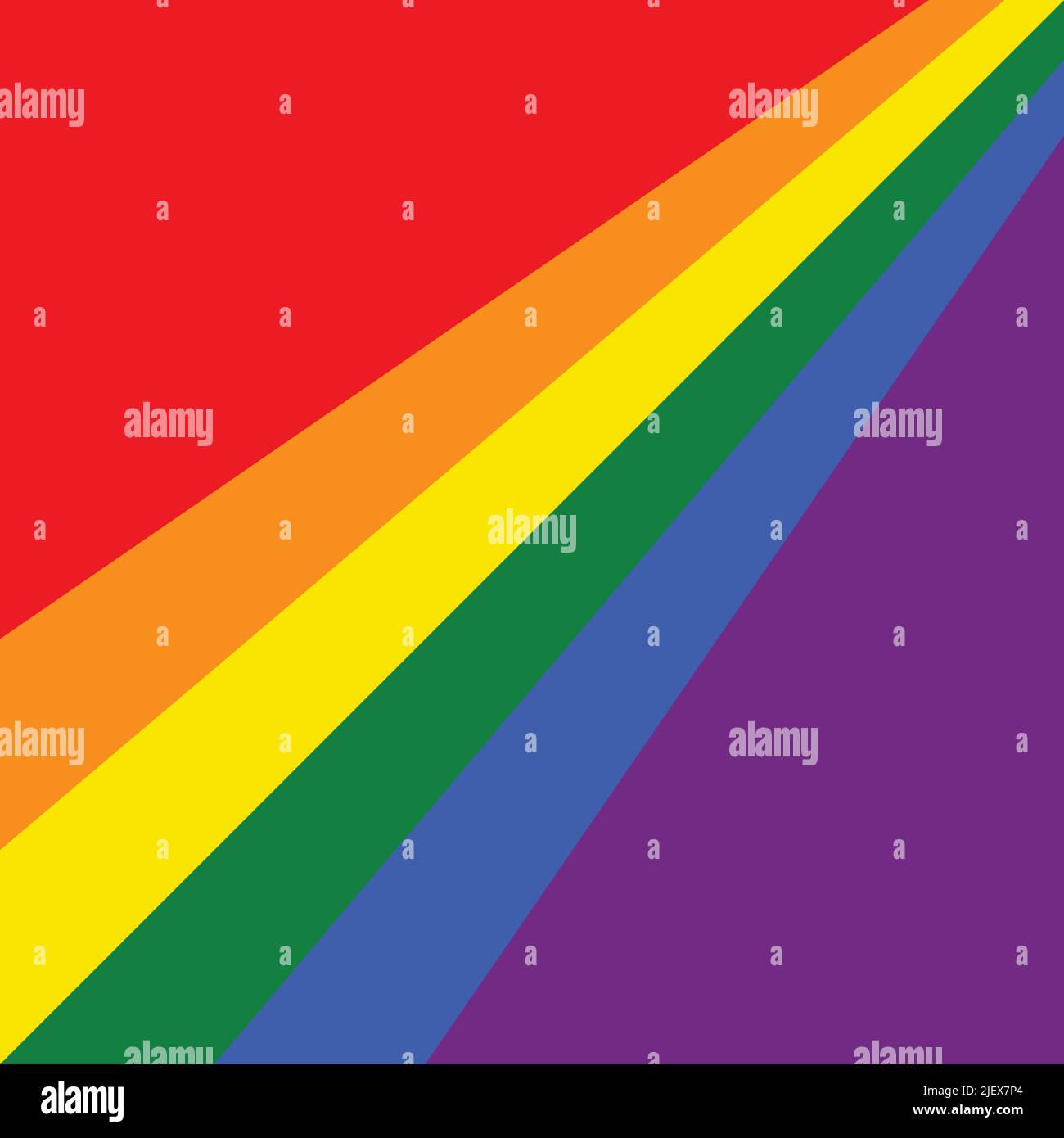LGBTQ rainbow template. vector illustration Stock Vector