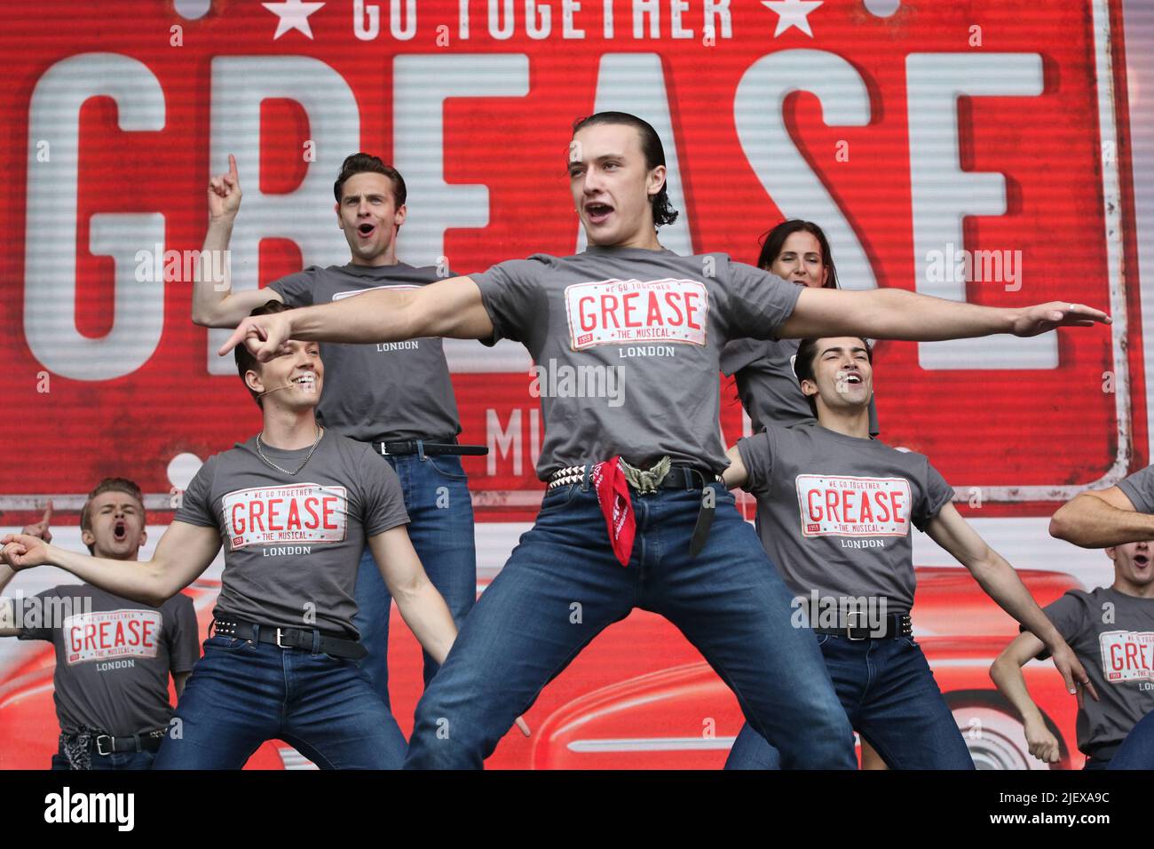 Paul French, who plays Kenickie in Grease the musical at West End Live