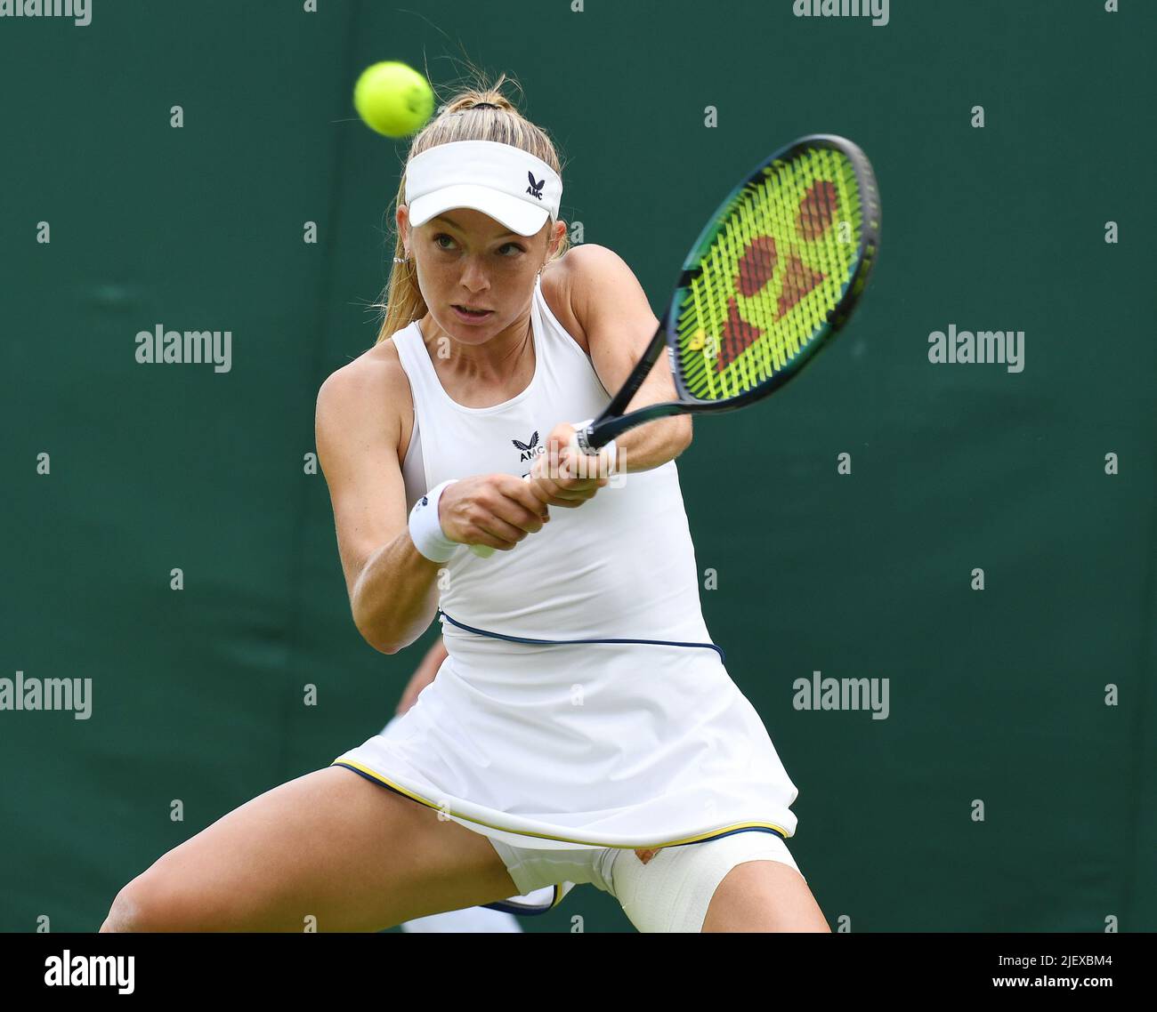 London, Gbr. 28th June, 2022. London Wimbledon Championships Day 2 28/06/2022 Katie Swan (GBR) loses first round match Credit: Roger Parker/Alamy Live News Stock Photo