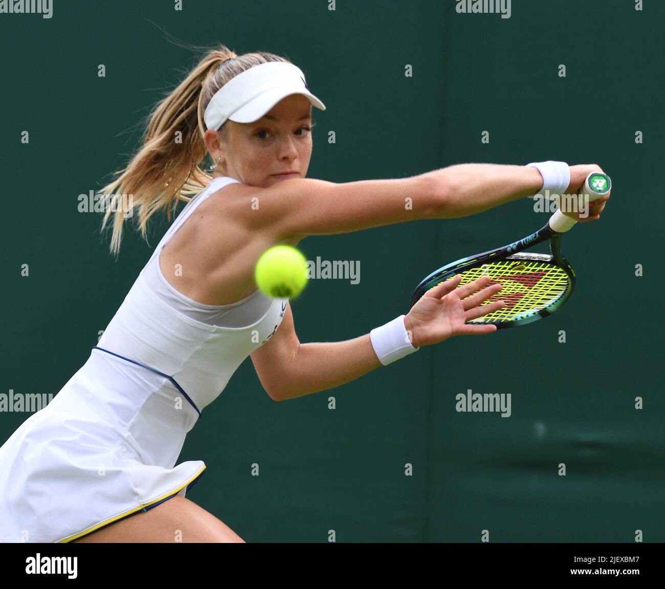London, Gbr. 28th June, 2022. London Wimbledon Championships Day 2 28/06/2022 Katie Swan (GBR) loses first round match Credit: Roger Parker/Alamy Live News Stock Photo