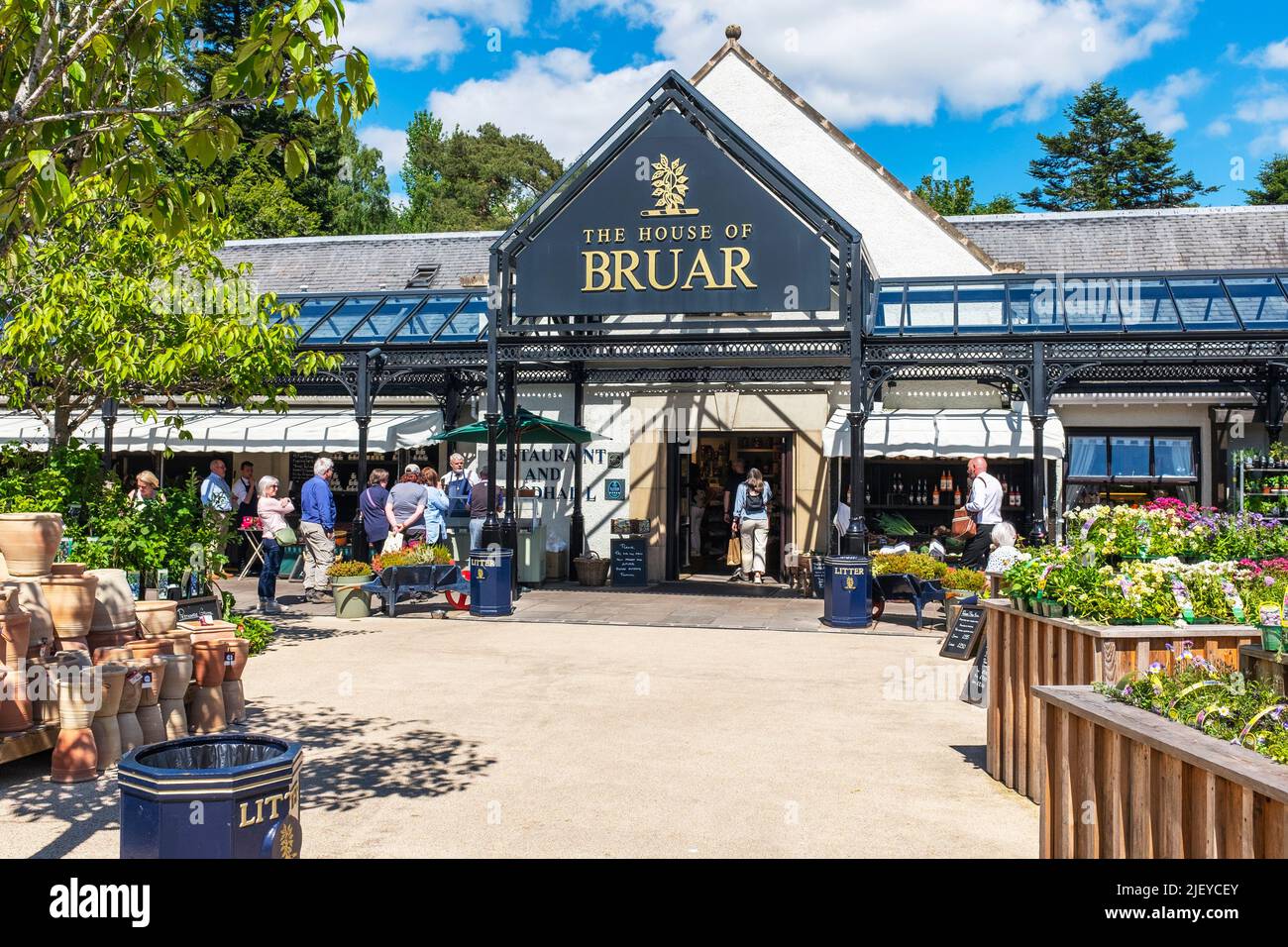 House of Bruar shopping centre, Blair Athol near Pitlochry, Perthshire, Scotland, UK. The House House of Bruar shopping centre, Blair Athol near Pitlochry, Perthshire, Scotland, UK. The House