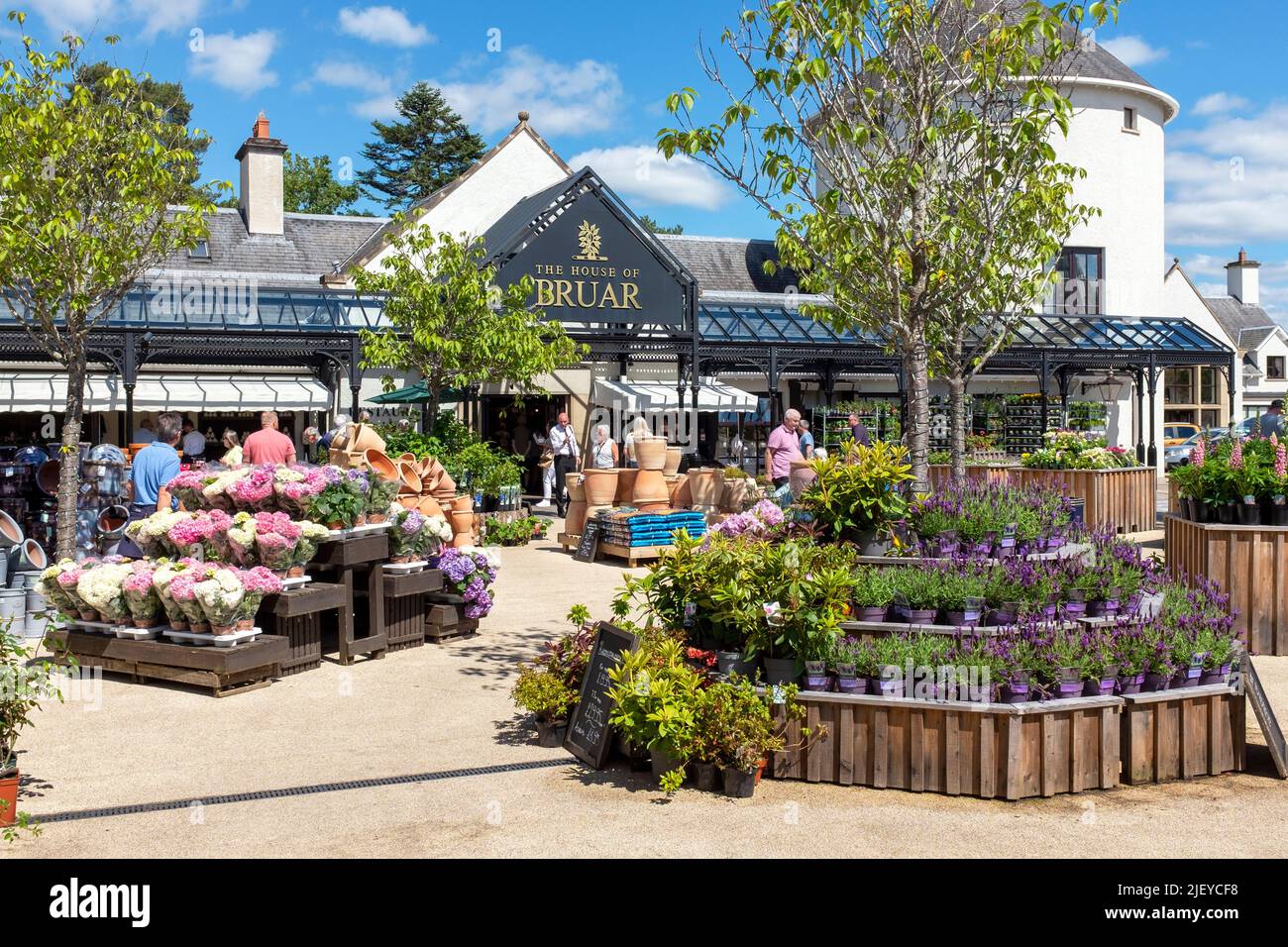 House of Bruar shopping centre, Blair Athol near Pitlochry, Perthshire, Scotland, UK. The House House of Bruar shopping centre, Blair Athol near Pitlochry, Perthshire, Scotland, UK. The House