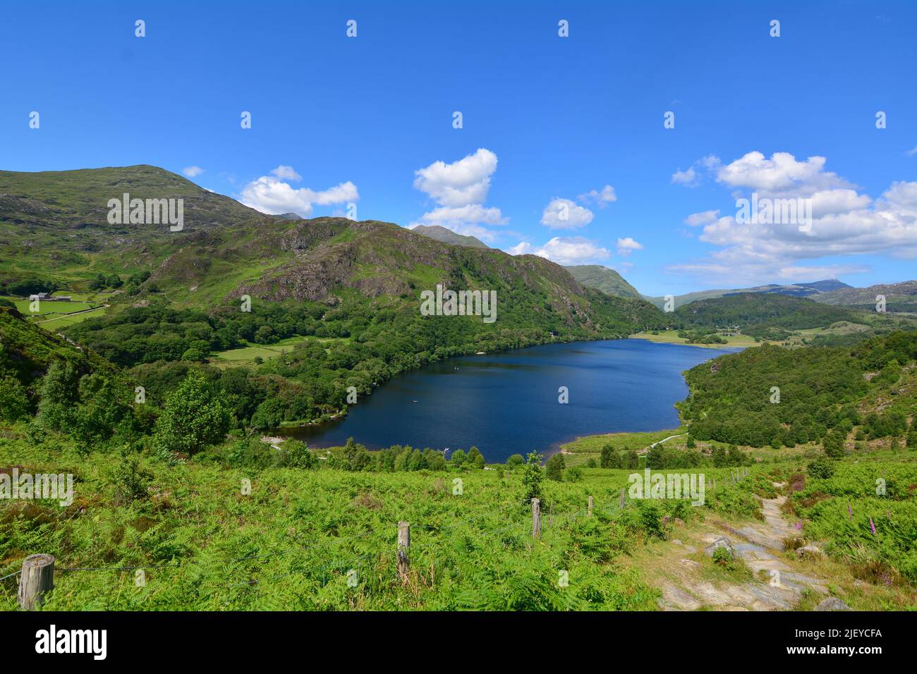 Snowdon and surounding views North Wales UK Stock Photo Alamy